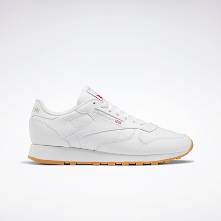 Reebok Classic Leather Shoes Hvite Grå | ONBXHJ-219