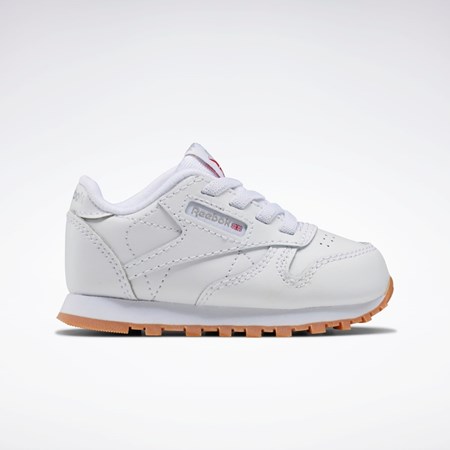 Reebok Classic Leather Shoes - Toddler Hvite Hvite | XYNAOR-493