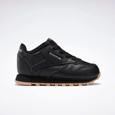 Reebok Classic Leather Shoes - Toddler Svarte Svarte | HEKOCW-725