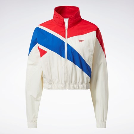 Reebok Classics Franchise Track Jacket Hvite | YUOPLC-216