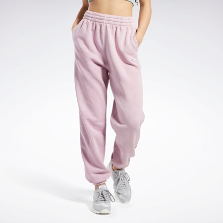 Reebok Classics Natural Dye Fleece Pants Infused Lilac | PQZLRW-063