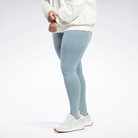 Reebok Classics Natural Dye Stirrup Leggings (Plus Size) Grå | YRZHBP-632