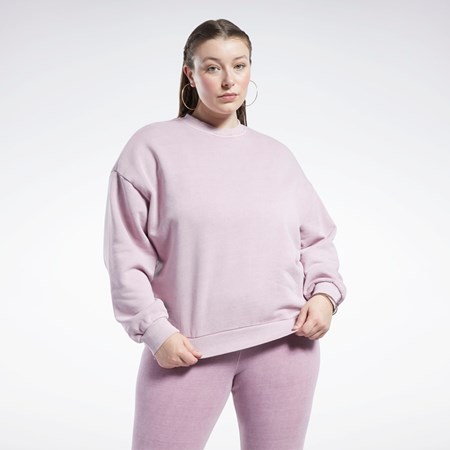 Reebok Classics Natural Dye Sweatshirt (Plus Size) Infused Lilac | UORNMH-485