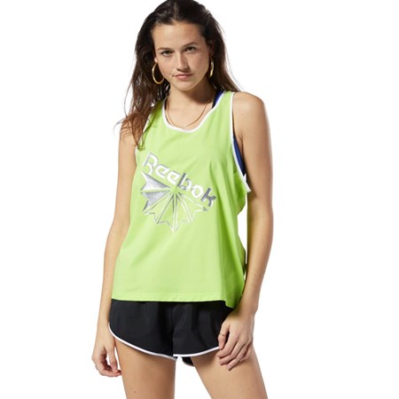 Reebok Classics Tank Top Neon Lime | PRHKTC-139