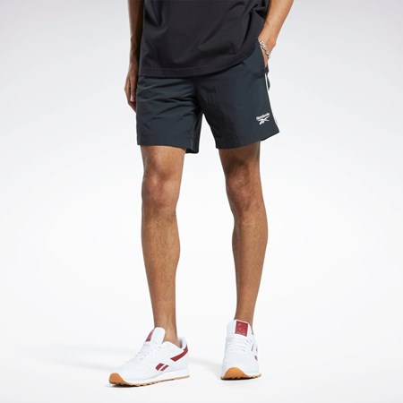 Reebok Classics Vector Shorts Svarte Svarte | GERZVW-589