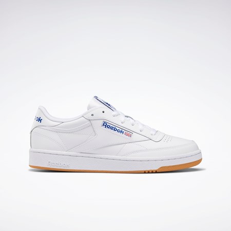 Reebok Club C 85 Shoes Hvite Kongeblå | WDTRAC-689