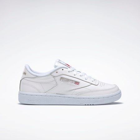 Reebok Club C 85 Shoes Hvite Lyse Grå | HKCSGU-537