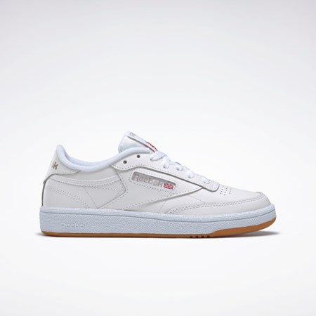 Reebok Club C 85 Shoes Hvite Lyse Grå | XSOLEU-546