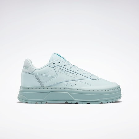 Reebok Club C Double GEO Shoes Blå Blå Grå | ADOEMV-203