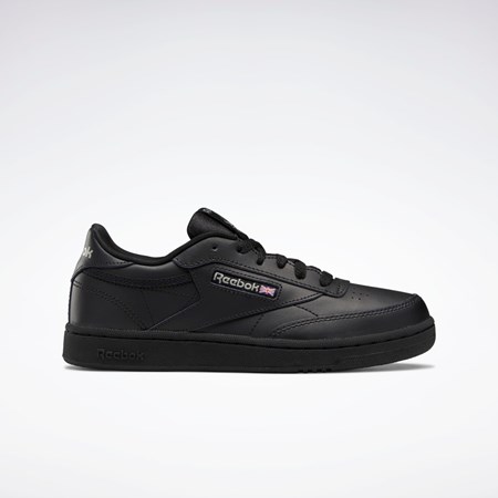 Reebok Club C Shoes - Grade School Svarte | RMGQLC-095