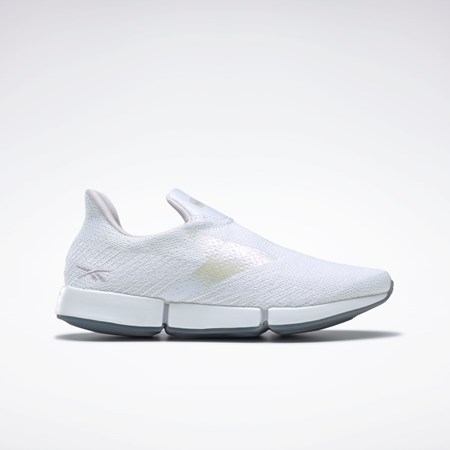 Reebok DailyFit DMX Slip-On Shoes Hvite Grå | RFQIOP-871