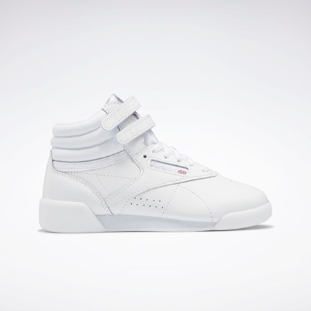 Reebok Freestyle Hi Shoes - Preschool Hvite Hvite Hvite | HFXUGD-015