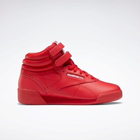 Reebok Freestyle Hi Shoes - Preschool Rød Rød Hvite | WYURGB-073