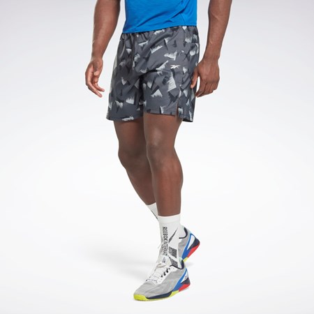 Reebok Grafiske Speed 2.0 Shorts Svarte | HPXRSO-734