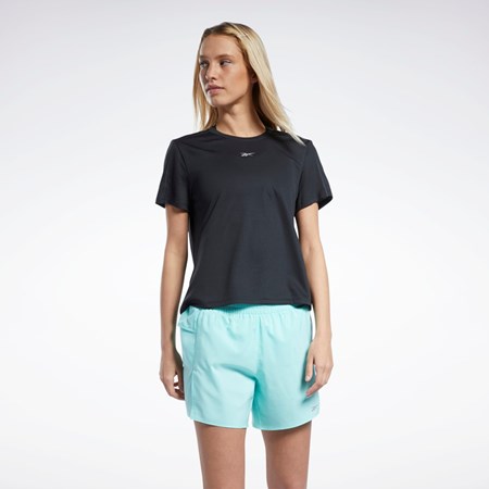 Reebok Jogge Speedwick T-Shirt Svarte | PYHNOB-091