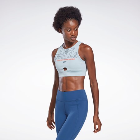 Reebok Les Mills® Beyond the Sweat Crop Top Grå | TIQPFV-530