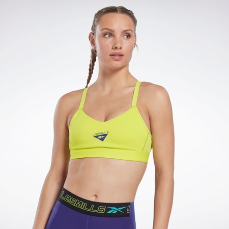 Reebok Les Mills® Reebok Lux Strappy Sports Bra Gul | HAYMBV-253