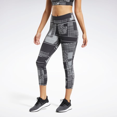 Reebok Lux 3/4 Length 2 Leggings Svarte Grå | WMPURI-908