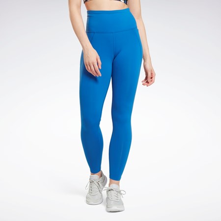 Reebok Lux High-Waisted Tights Blå | YIGWCK-351