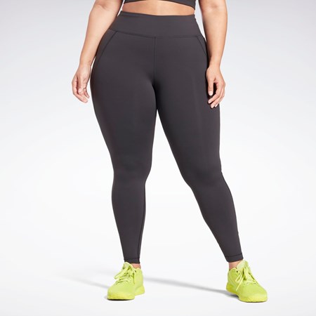 Reebok Lux Leggings (Plus Size) Svarte | SKLVHQ-059