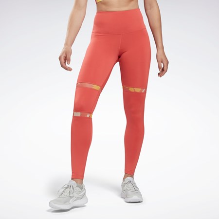 Reebok MYT Detail Leggings Rhodonite | RBXOUD-815