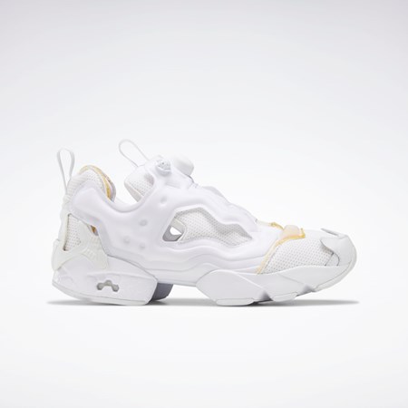 Reebok Maison Margiela Instapump Fury Memory Of Shoes Hvite Svarte | XNFEGW-970