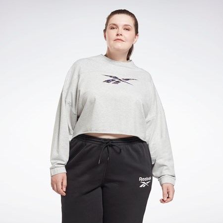 Reebok Modern Safari Coverup (Plus Size) Lyse Grå | ZRKYHQ-682