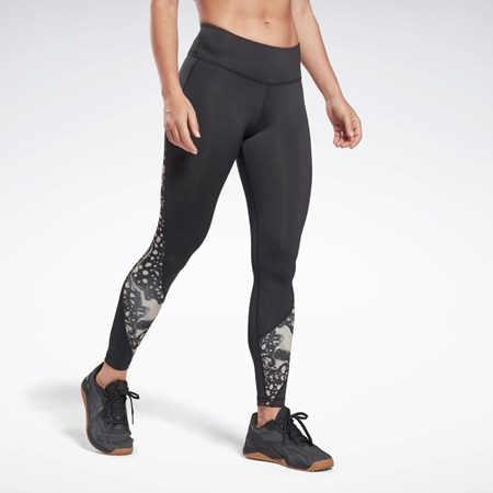 Reebok Modern Safari Leggings Svarte | KDHYAG-640