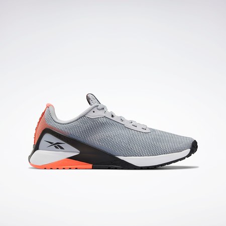 Reebok Nano X1 Grit Trenings Shoes Grå Svarte Oransje | AXKHQP-098