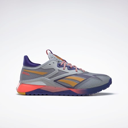 Reebok Nano X2 TR Adventure Trenings Shoes Grå Lilla Oransje | GHYONQ-285