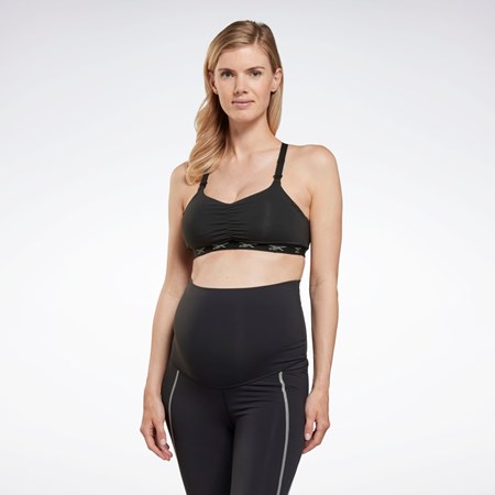 Reebok Nursing Sports Bra Svarte | AQKMRU-463