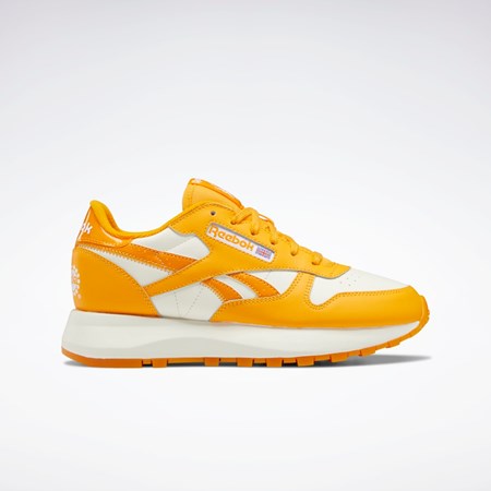 Reebok Popsicle Classic Leather SP Shoes Semi Fire Spark / Chalk / Semi Fire Spark | XMYKCO-149