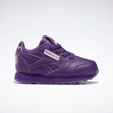 Reebok Popsicle Classic Leather Shoes - Toddler Lilla Lilla Lilla | KPFUBS-065