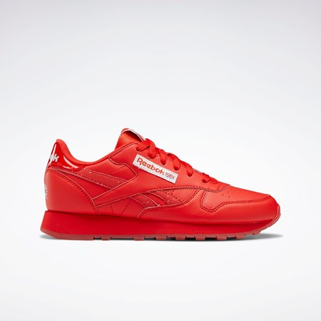 Reebok Popsicle Classic Leather Shoes - Grade School Rød Rød Rød | XYMTRH-941