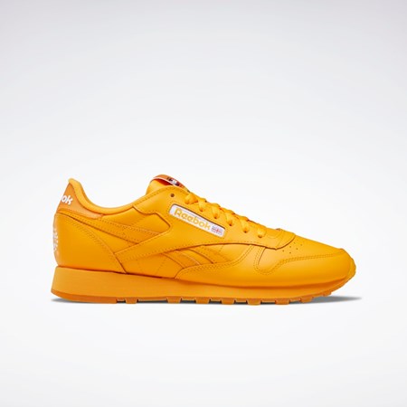 Reebok Popsicle Classic Leather Shoes Semi Fire Spark / Semi Fire Spark / Semi Fire Spark | XBMHUY-480