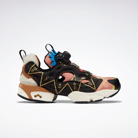 Reebok Power Rangers Instapump Fury 94 Shoes Svarte Gull | MEKTSL-198