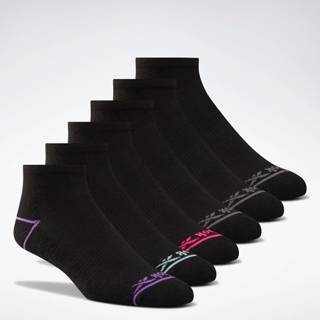 Reebok Quarter Socks 6 Pairs Multi | WPOXHT-691