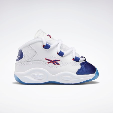 Reebok Question Mid Shoes - Toddler Hvite Rød | TYEFQR-590