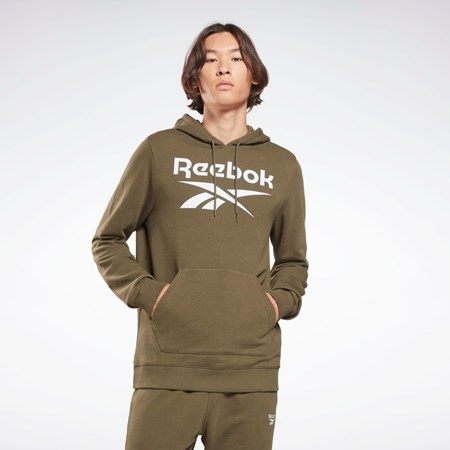 Reebok Reebok Identity Big Logo Hoodie Grønn | OUXEZD-769