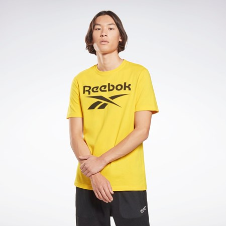 Reebok Reebok Identity Big Logo T-Shirt Gul | SIBTPF-705