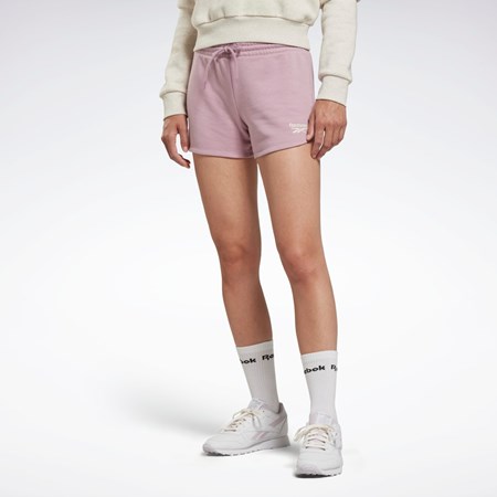 Reebok Reebok Identity French Terry Shorts Infused Lilac | XYUNGW-718