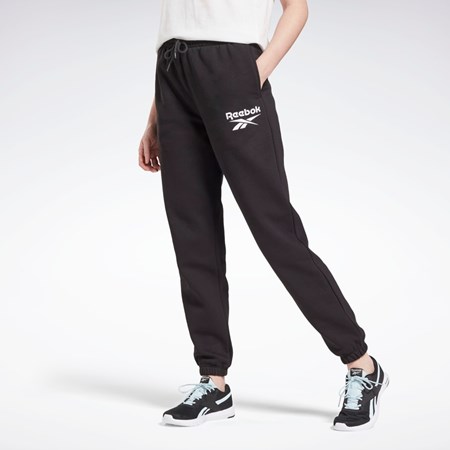 Reebok Reebok Identity Logo Fleece Joggers Svarte | SLXPEK-173