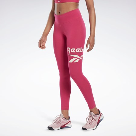 Reebok Reebok Identity Logo Leggings Rosa | BYHDER-378