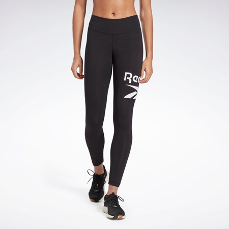 Reebok Reebok Identity Logo Leggings Svarte | ELORKX-739