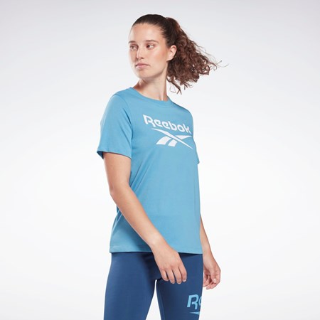 Reebok Reebok Identity T-Shirt Blå | IEGLJH-803