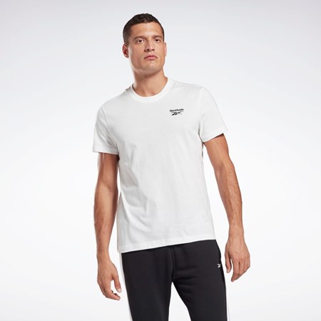 Reebok Reebok Identity T-Shirt Hvite | FZRNBG-304