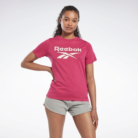 Reebok Reebok Identity T-Shirt Rosa | LUJMFD-258