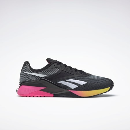 Reebok Reebok Nano X2 Trenings Shoes Svarte Rosa Gul | HXSMBL-234