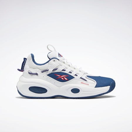 Reebok Reebok Solution Mid Basketball Shoes - Grade School Hvite Blå Rød | WKXIRF-204