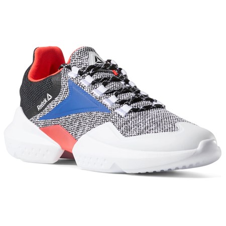 Reebok Reebok Split Fuel Shoes Hvite Svarte Rød | HDYPXL-469